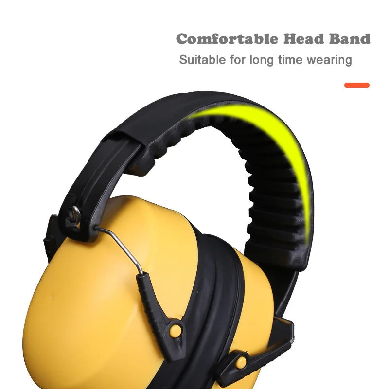 Anti-Noise Safety Earmuff Adjustable Over-Head SNR-35dB Ear Protector For Work Study Shooting Drumming Hearing Protection