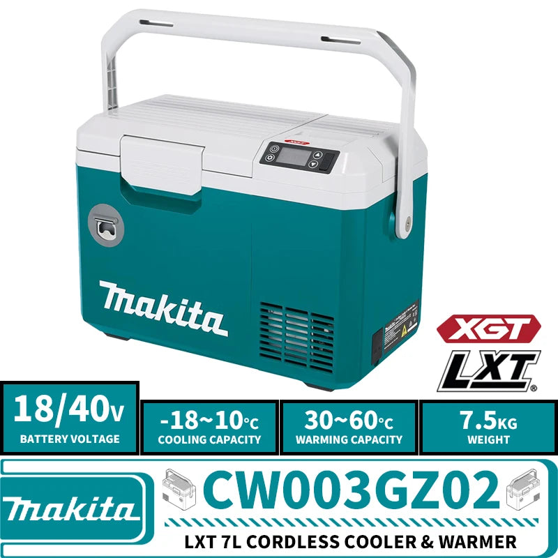 Makita CW001GZ02 CW002GZ03 CW003GZ02 20L 50L 7L Cordless Cooler&Warmer XGT LXT 18V 40V AC Lithium Power Tools