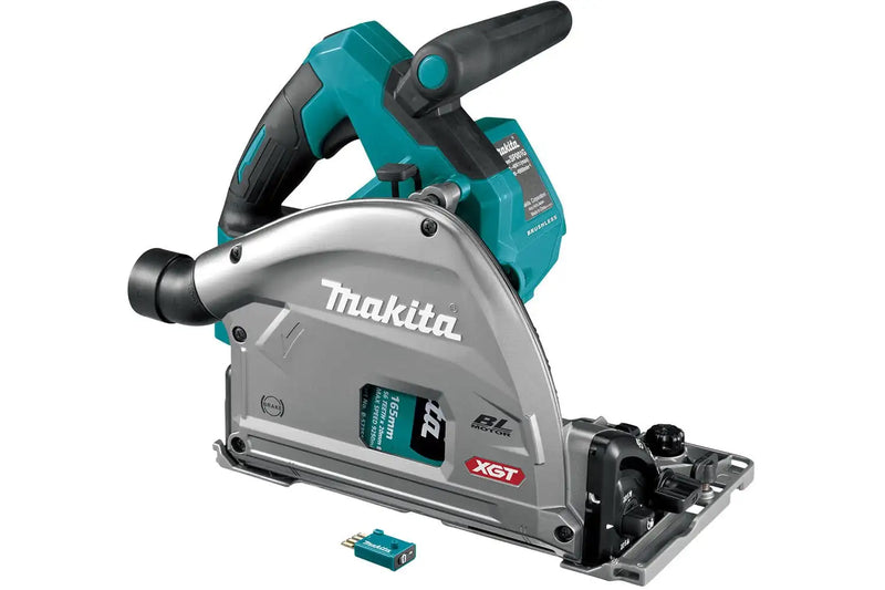 Makita SP001G Kit Plunge Cut Saw XGT Brushless Cordless AWS 165MM 6-1/2" 40V Lithium Power Tools 4900RPM With Battery Charger