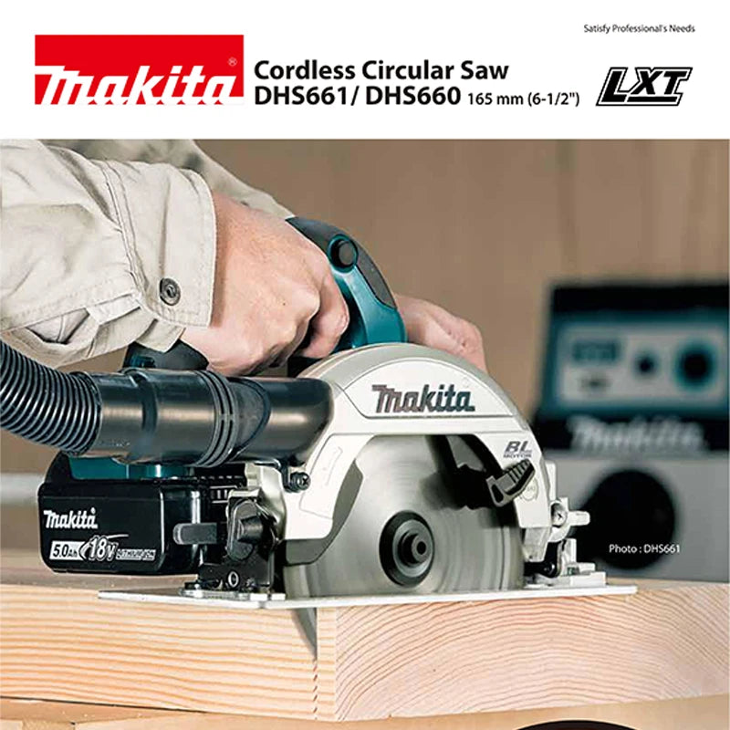 Makita DHS660Z 18V LXT Brushless Cordless 165MM Circular Saw Lithium Power Tools 5000RPM