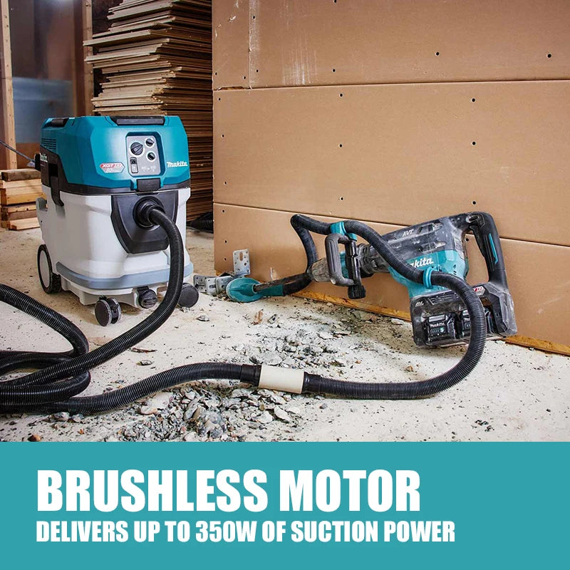 Makita VC006GMZ AWS Brushless Cordless Dust Extraction Vacuum M-Class 80V Lithium Power Tools Professional Wet-Dry Vacuums