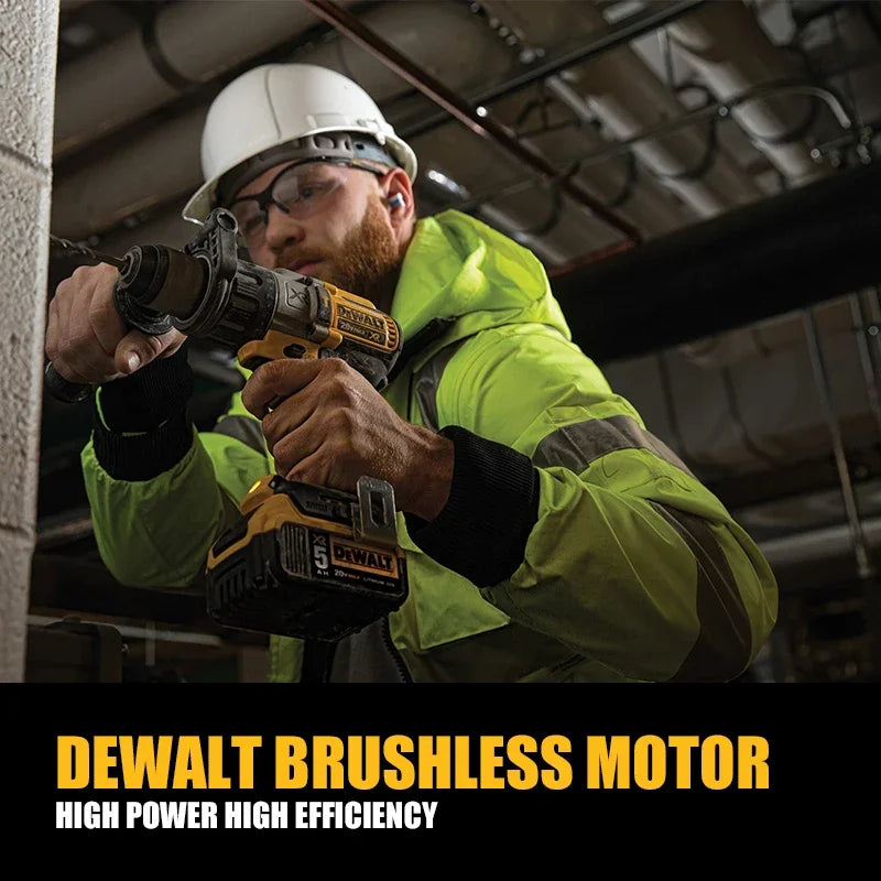 DEWALT DCD996 Kit Brushless Cordless 3-Speed 1/2in Hammer Drill Driver 20V Lithium Power Tools 2000RPM 95NM With Battery Charger