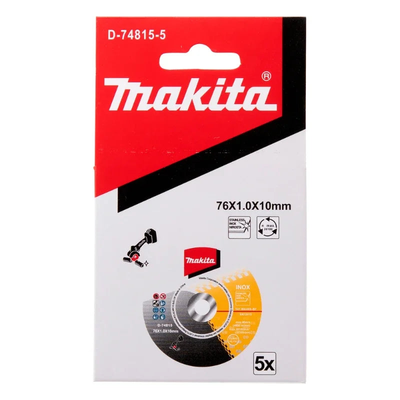 Makita D-74837 Tungsten Carbide Grit Multi Carbide Wheel D-77263 Diamond Wheel Rim D-74815-5 Cut-Off Wheel For DMC300 DCS438