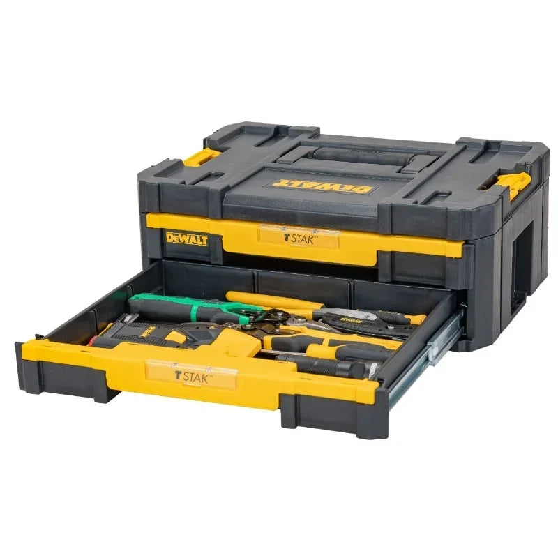 DEWALT DWST1-70705-23 TSTAK® SINGLE DEEP DRAWERS DWST1-70706-23 TSTAK® Double Shallow Drawers Power Tool Accessories