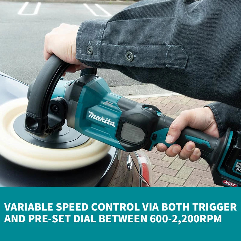 Makita PV001GZ XGT Brushless Cordless 180mm(7") Polisher 40V Lithium Power Tools Car Polisher