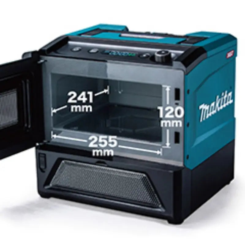 Makita MW001GZ Cordless 8L Microwave 40V Lithium Power Tools