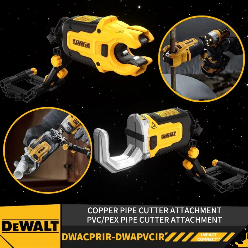 DEWALT IMPACT CONNECT™ DWACPRIR Copper Pipe Cutter Attachment DWAPVCIR PVC/PEX Pipe Cutter Attachment Power Tool Accessories