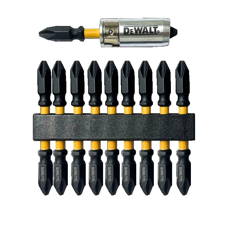 DEWALT DWA2SD65 10PCS 65mm Torsion Bit With 13MM Magnetizer Power Tool Accessories