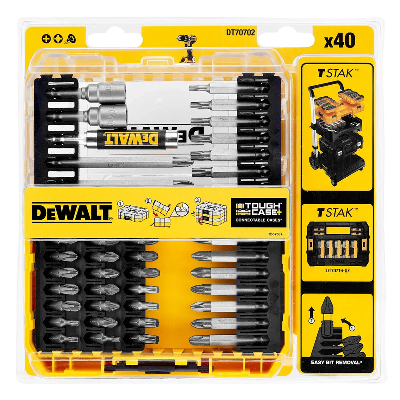 DEWALT DT70702 40PC Screw Driving Set Power Tool Accessories