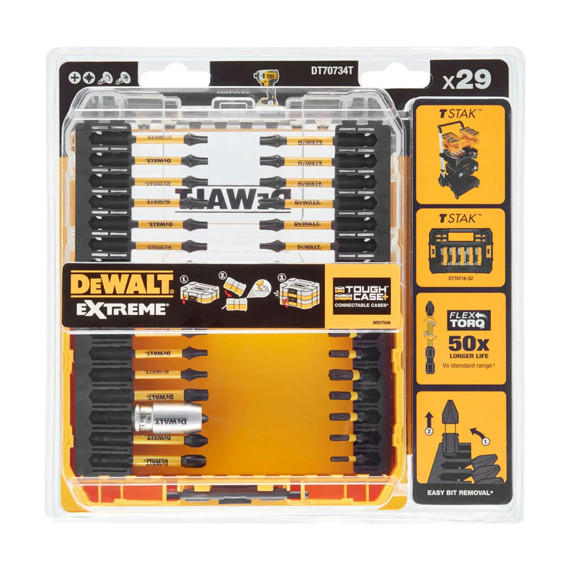 DEWALT DT70734T 29PC FLEXTORQ Screw Driving Bit Set Power Tool Accessories