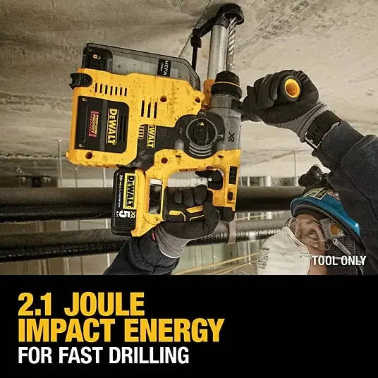 DEWALT DCH273 24MM 1in Brushless Cordless SDS PLUS L-Shape Rotary Hammer 18V Lithium Power Tool Hammer Impact Drill 4600BPM 2.1J