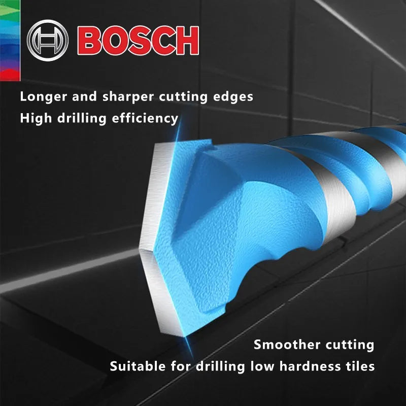 Original BOSCH Drill Bits Multifunctional Triangle Glass Wood Metal Drill Bit Ceramic Tile Wall Hole Cutter Professional Tools