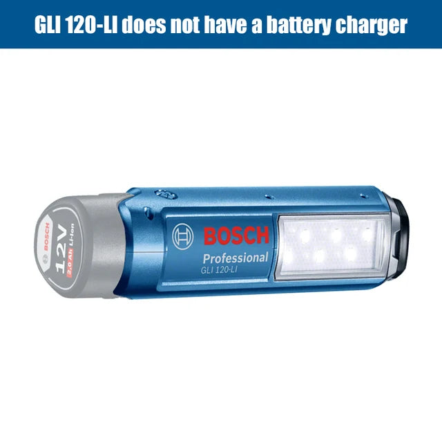 BOSCH GLI 120-LI GLI 180-LI Cordless Jobsite LED Light 12V 18V Lithium Power Tools