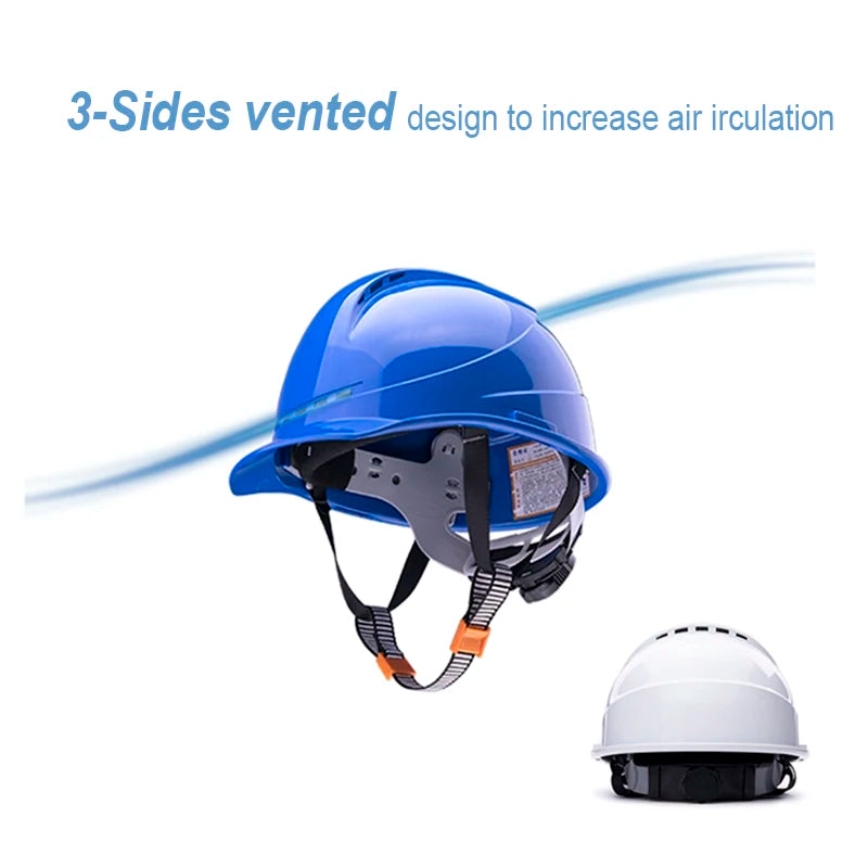 Safety Helmet Cap Style Vented Hard Hat with Premium ABS Shell Ratchet Suspension Work Cap for Summer Industrial Consruction