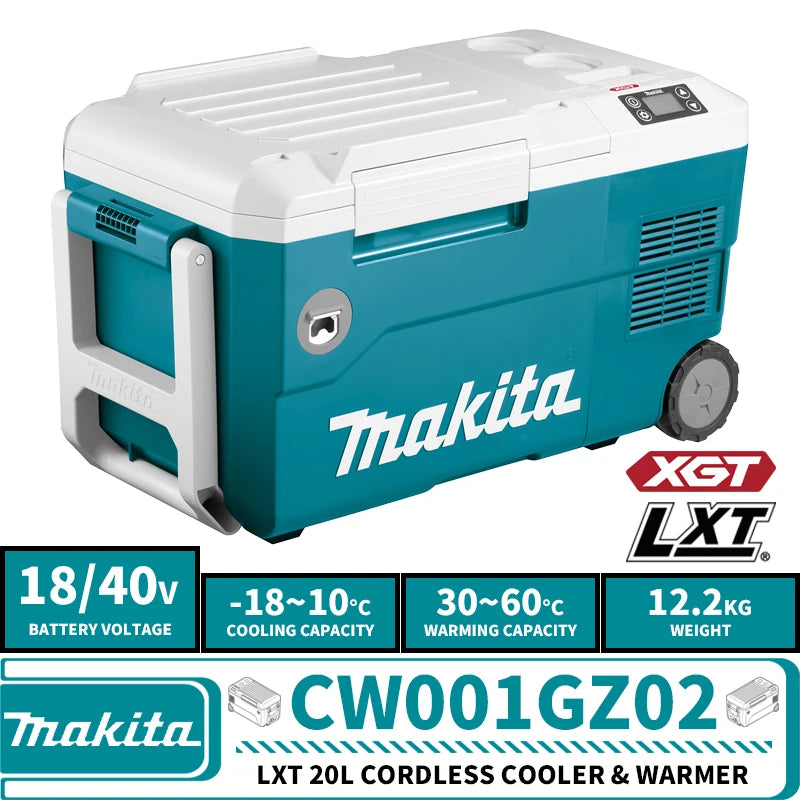 Makita CW001GZ02 CW002GZ03 CW003GZ02 20L 50L 7L Cordless Cooler&Warmer XGT LXT 18V 40V AC Lithium Power Tools