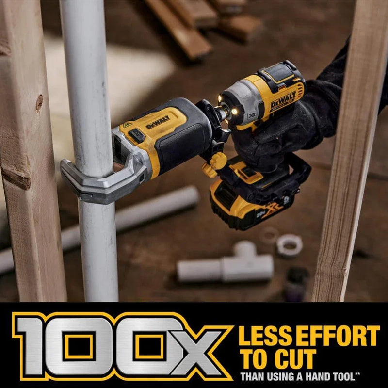 DEWALT IMPACT CONNECT™ DWACPRIR Copper Pipe Cutter Attachment DWAPVCIR PVC/PEX Pipe Cutter Attachment Power Tool Accessories