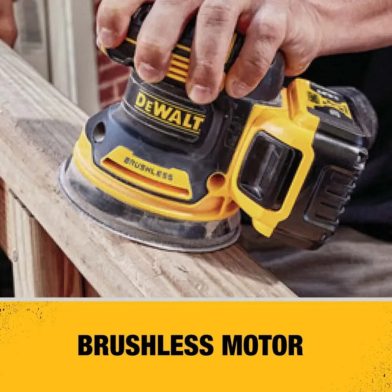 DEWALT DCW210 5in Brushless Cordless Variable-Speed Random Orbital Sander 20V Lithium Power Tools