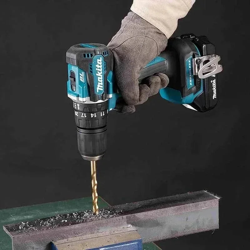 Makita DHP487 Cordless Hammer Driver Drill 18V LXT Brushless Motor Impact Electric Screwdriver Variable Speed Power Tool