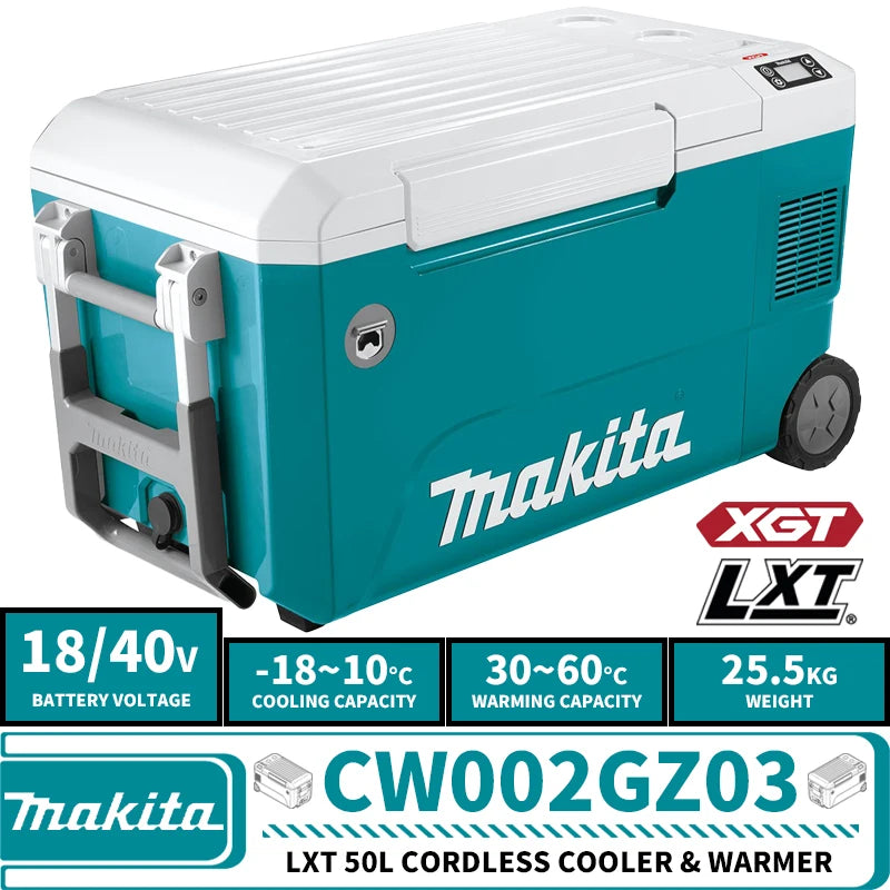 Makita CW001GZ02 CW002GZ03 CW003GZ02 20L 50L 7L Cordless Cooler&Warmer XGT LXT 18V 40V AC Lithium Power Tools