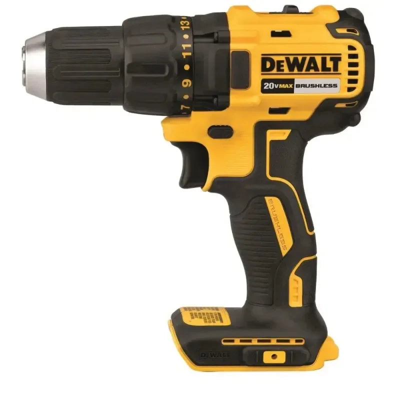 DEWALT DCD7771 Kit Brushless Cordless Compact Driver Drill 20V Electric Screwdriver Lithium Tools 1750RPM With Battery Charger