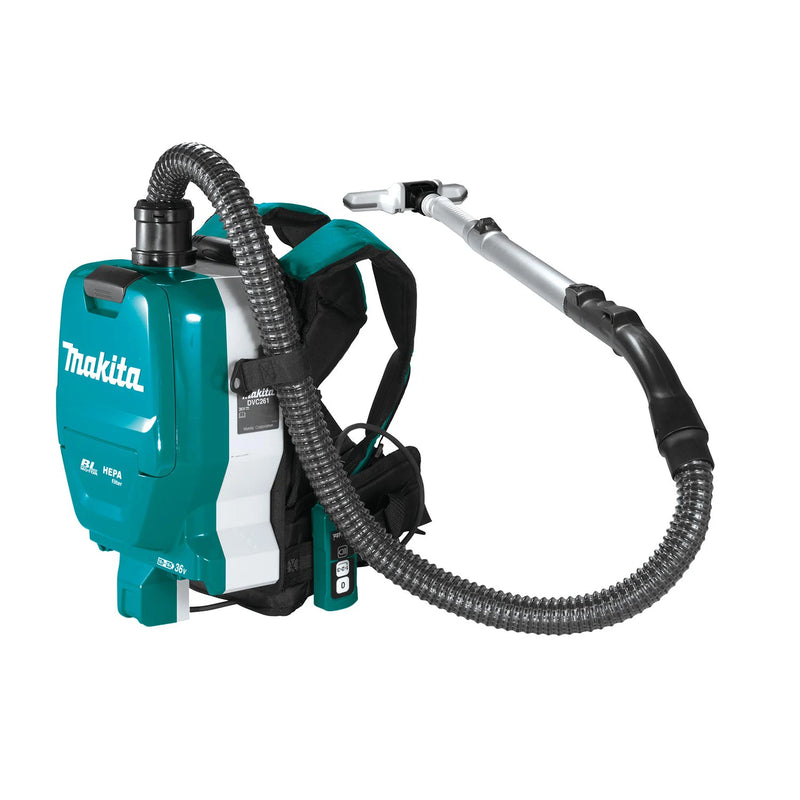 Makita DVC261ZX16 DVC265ZX7 Brushless Cordless Backpack Vacuum 36V LXT Lithium Power Tools 11kPa