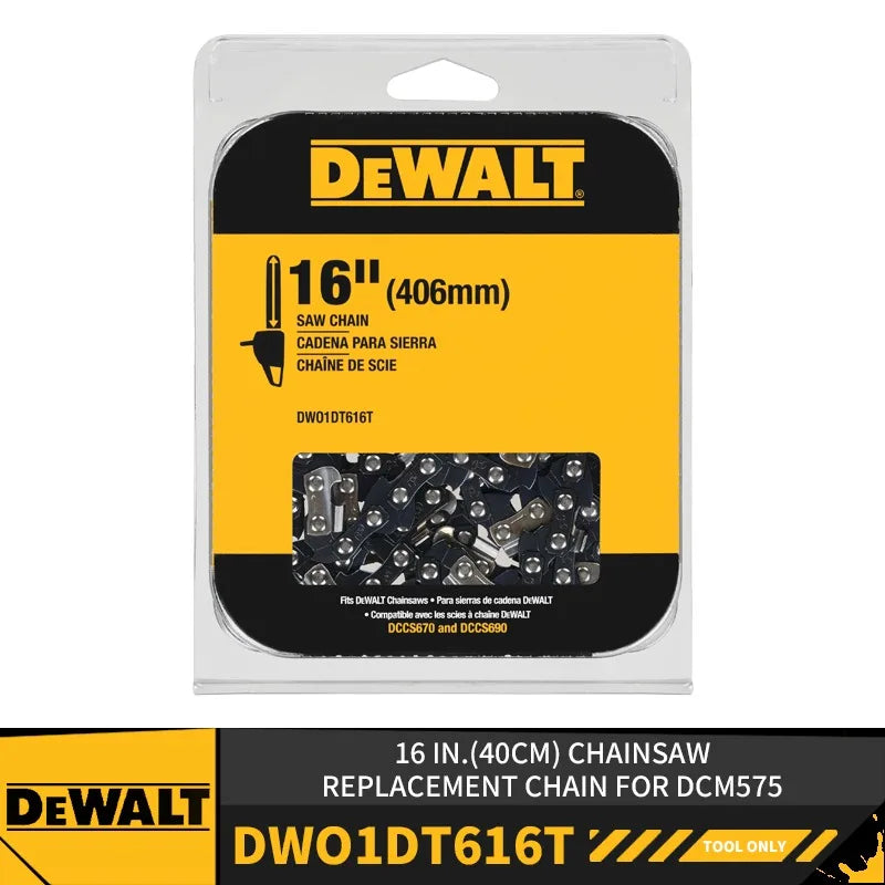 DEWALT DWO1DT616T 16 in. 40cm Chainsaw Replacement Chain For DCM575 Power Tool Accessories