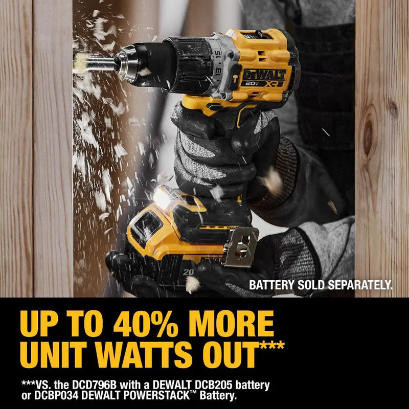 DEWALT DCD805 DCF850 Brushless Cordless Drill Impact Driver Twin Kit TSTAKII 20V Power Tools Kit With Battery Charger POWERSTACK