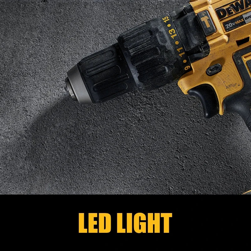 DEWALT DCD7781 Kit Brushless Cordless Hammer Drill 20V Lithium Power Tools 65NM With Battery Charger