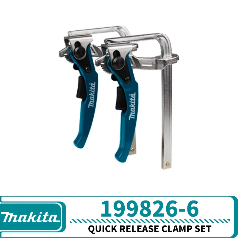 Makita 198885-7 Guide Rail Connector 199826-6 QUICK RELEASE CLAMP Set 196664-7 Miter Guide 194385-5 Clamp Set For Plunge Saw