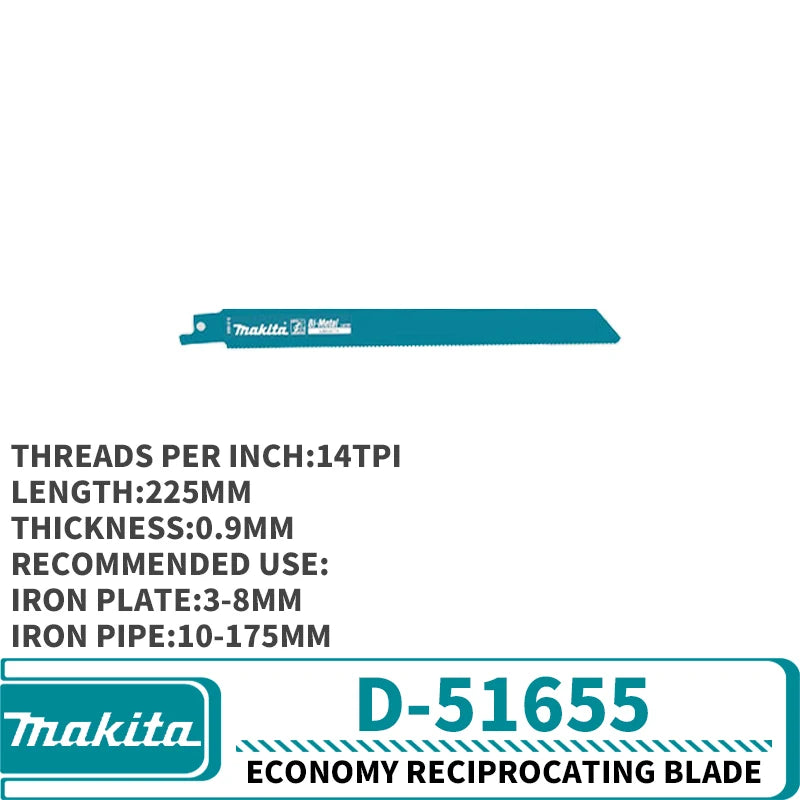 Makita Bi-Metal Economy Reciprocating Blade D-51627 D-51655 D-51633 D-51661 D-51649 D-51677