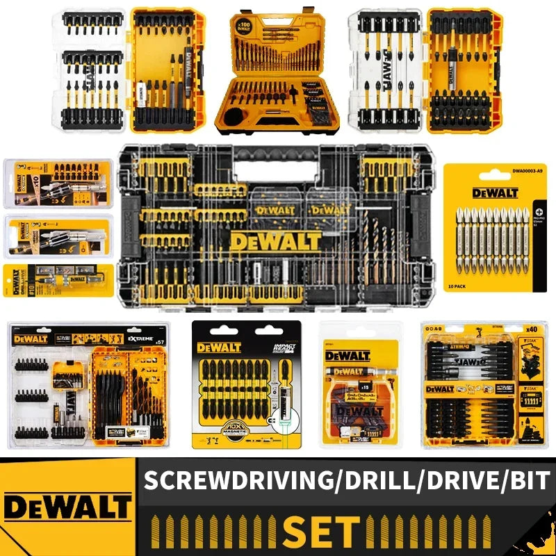 DeWalt Screwdriving Drill Drive Bit Set DWANGFT100SET DT71563 DT70758 DT70705 DT70732T DT70730T DT71511 DT7505 DT70518T DWA2SD65