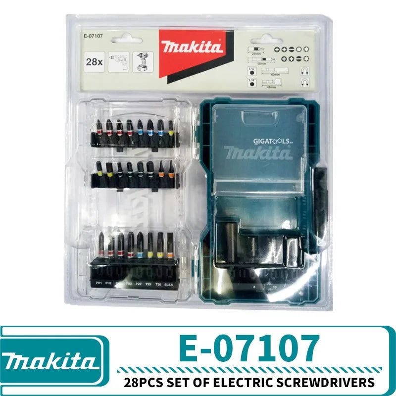 Makita E-07098 E-07107 E-07113 E-07135  Combination Drill Bit And Screw Bit Set Power Tool Accessories