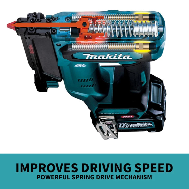 Makita PT001GZ Brushless Cordless 23 Gauge Pin Nailer 40V XGT Lithium Power Tools Nail Gun