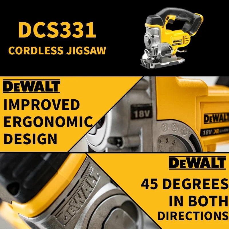 DEWALT  DCS331 Cordless Jig Saw 18V Lithium Power Tools 3000SPM Cutting Wood Steel TSTAK II