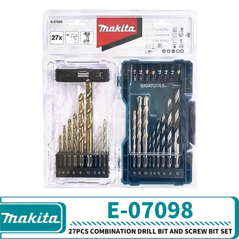 Makita E-07098 E-07107 E-07113 E-07135  Combination Drill Bit And Screw Bit Set Power Tool Accessories