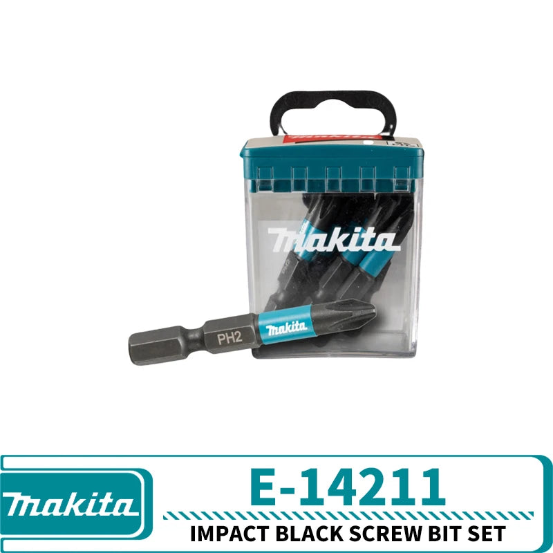 Makita E-14211 E-14227 Impact Black Screw Bit Set Power Tool Accessories