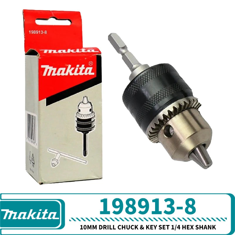 Makita 192121-3 198913-8 194041-7 Drill Chuck 1/4 HEX Shank For SDS-Plus