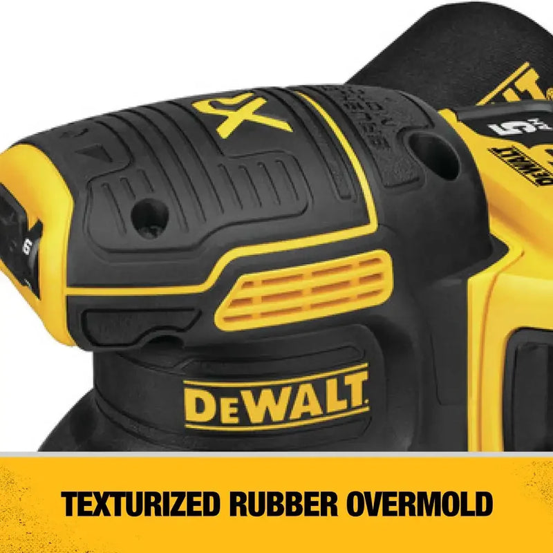 DEWALT DCW210 Kit 5in Brushless Cordless Variable-Speed Random Orbital Sander 20V Lithium Power Tools With Battery Charger