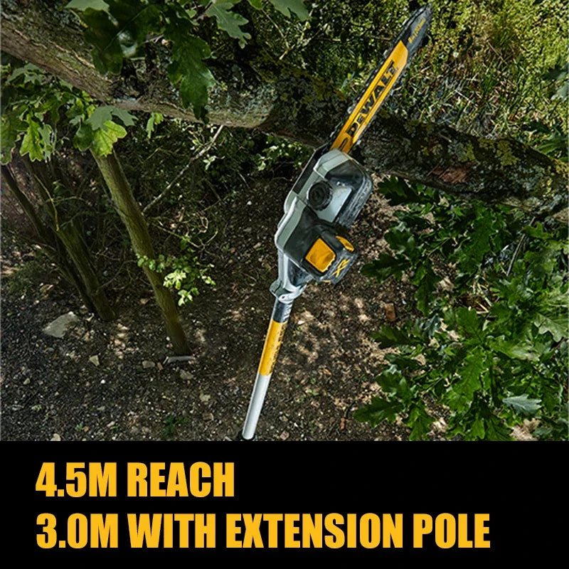 DEWALT DCMPS567 Brushless Cordless Pole High Branch Saw 20V Rechargeable Tree Branch Pruning Knife Portable Chain Saw