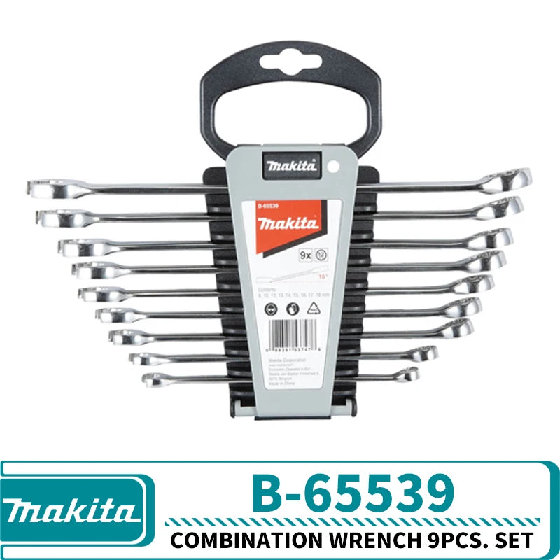 Makita B-65539 Combination Wrench 9PCS. Set B-65545 Flare Nut Wrench 5PCS. Set B-65551 Double Box Wrench 5PCS. Set