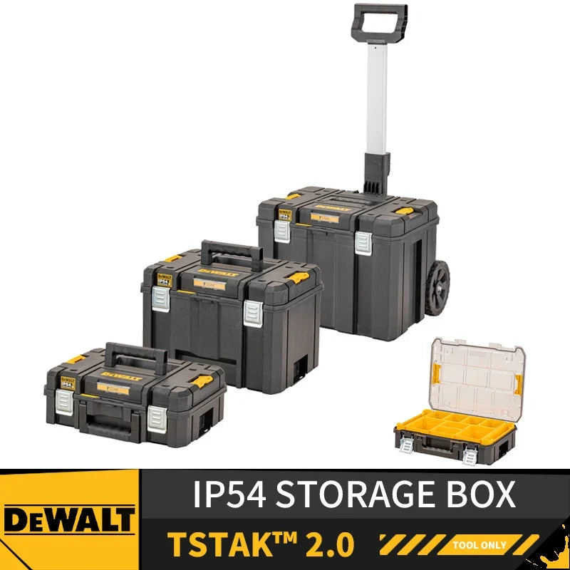 DEWALT TSTAK™ 2.0 IP54 Storage Box DWST82968-1-23 DWST83345-1-23 DWST83346-1-23 DWST83347-1-23