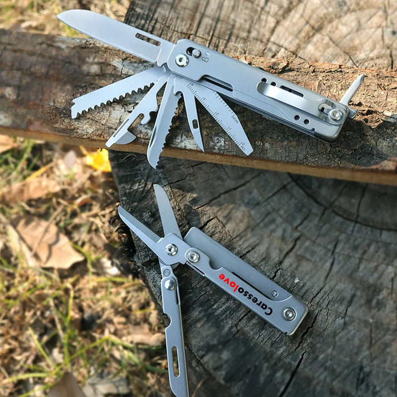 Combination Multitool Folding Knife Scissors Detachable Outdoor Pocket Knife EDC Emergency Hand Tools Multipurpose Knife