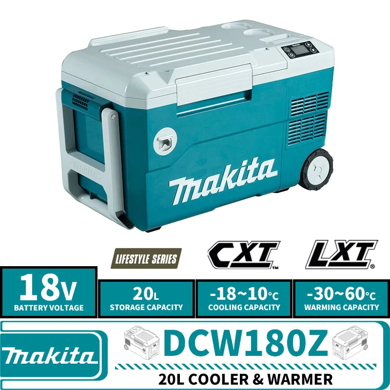 Makita DCW180Z Cordless 20L Cooler Warmer 18V 12V Lithium Power Tools