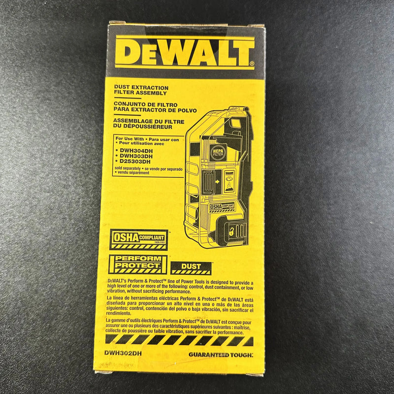 DEWALT DWH302DH Heavy-Duty Dust Box Assembly For DWH205DH Power Tool Accessories