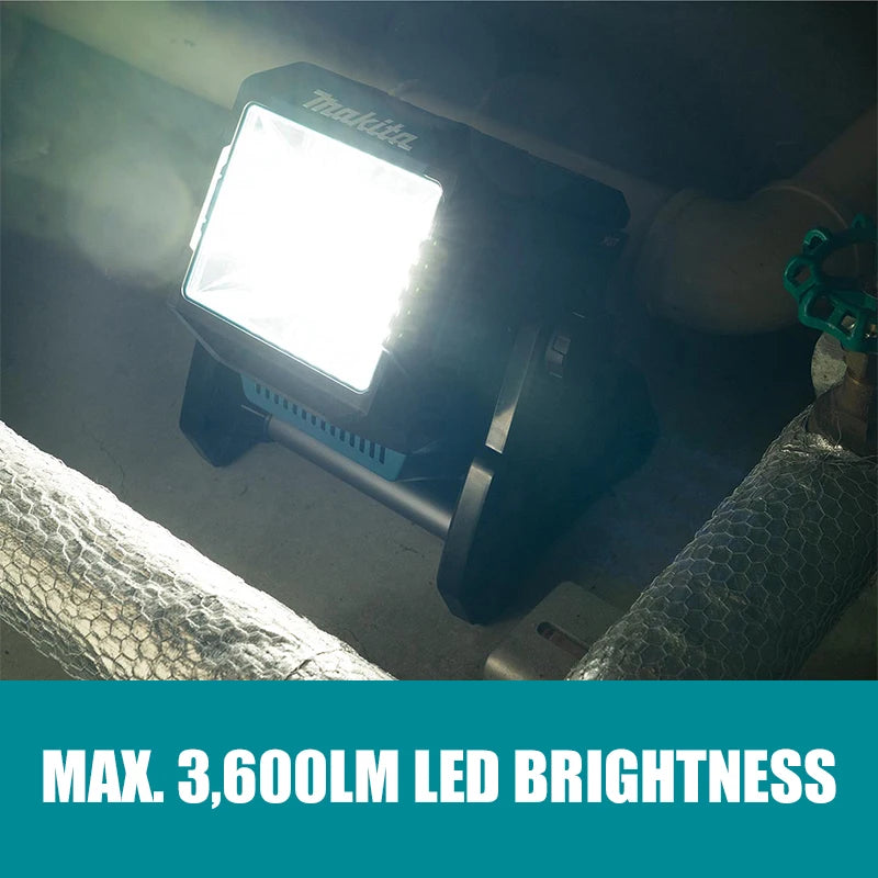 Makita ML005GX 3600 Lumen LED Worklight 40V XGT 18V LXT Lithium Power Tools Industrial Lighting