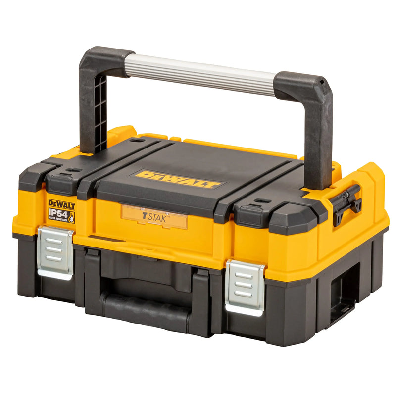 DEWALT DWST83344-1-23 TSTAK IP54 Organiser Top Shallow Box Power Tool Accessory Storage Power Tool Accessories