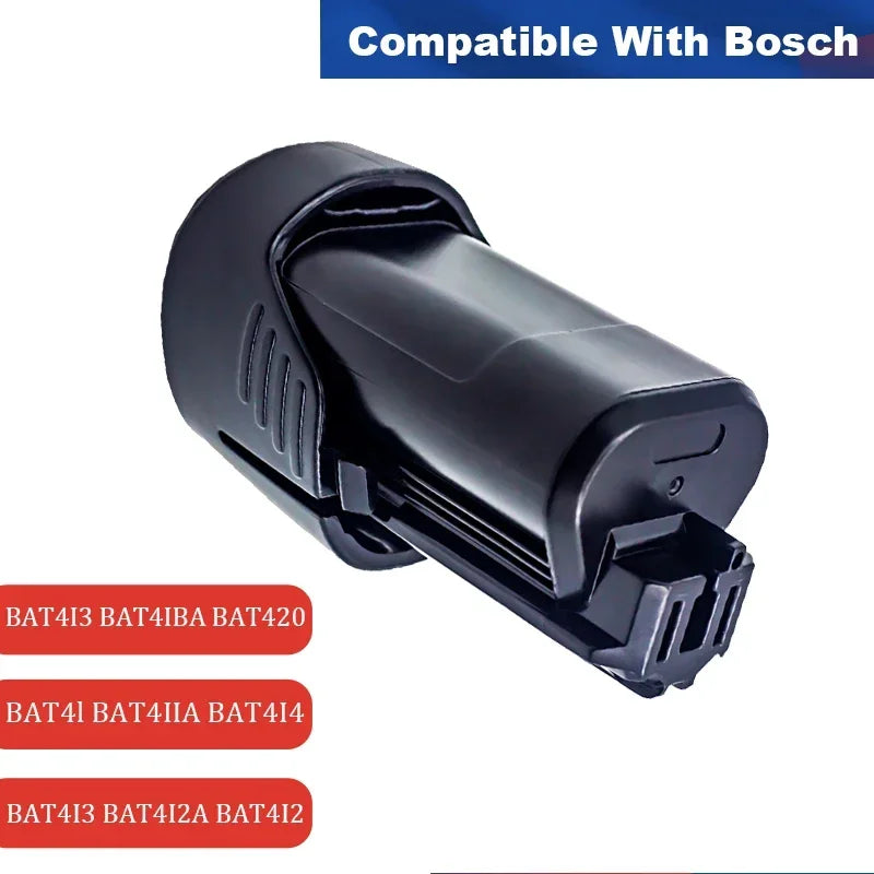 tool Battery for Bosch 10.8V 12V 2.0Ah / 3.0Ah Tool Battery Compatible Bosch 12V Power Drill BAT411 BAT412A BAT413A Power Tools