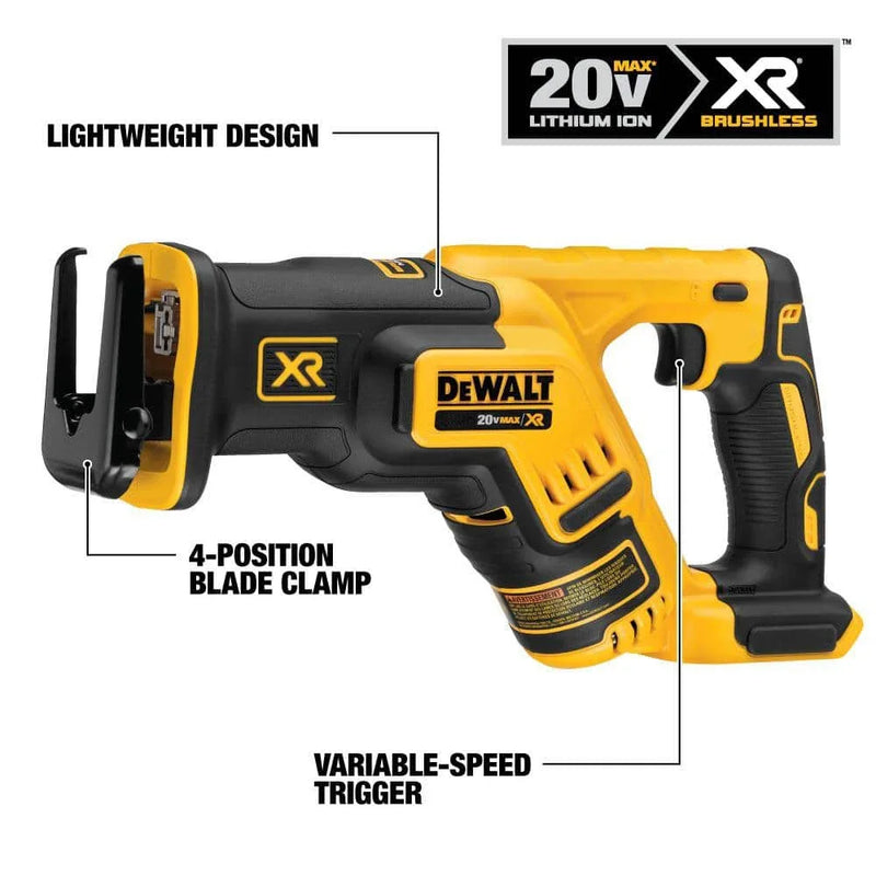 DEWALT DCS367 Brushless Cordless Compact Reciprocating Saw 20V Lithium Power Tools 2900SPM