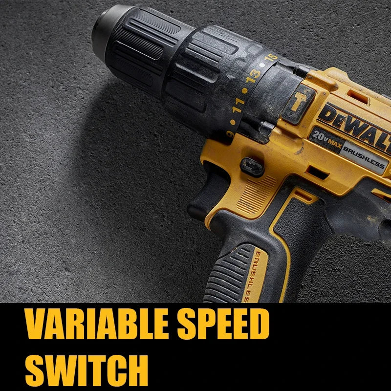 DEWALT DCD7781 Kit Brushless Cordless Hammer Drill 20V Lithium Power Tools 65NM With Battery Charger