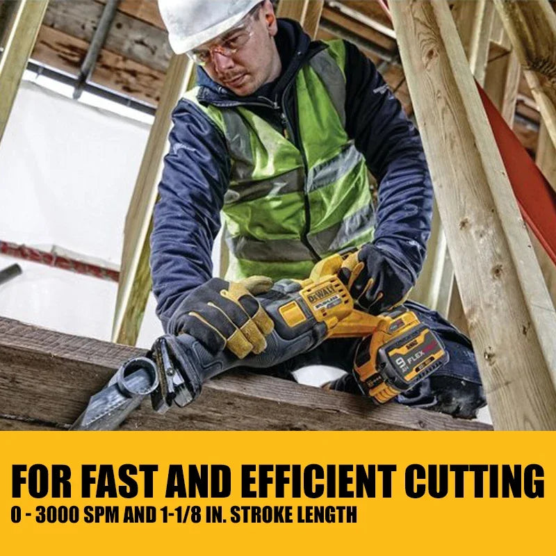 DEWALT DCS389 Brushless Cordless Reciprocating Saw FLEXVOLT® 60V Lithium Power Tools 3000SPM